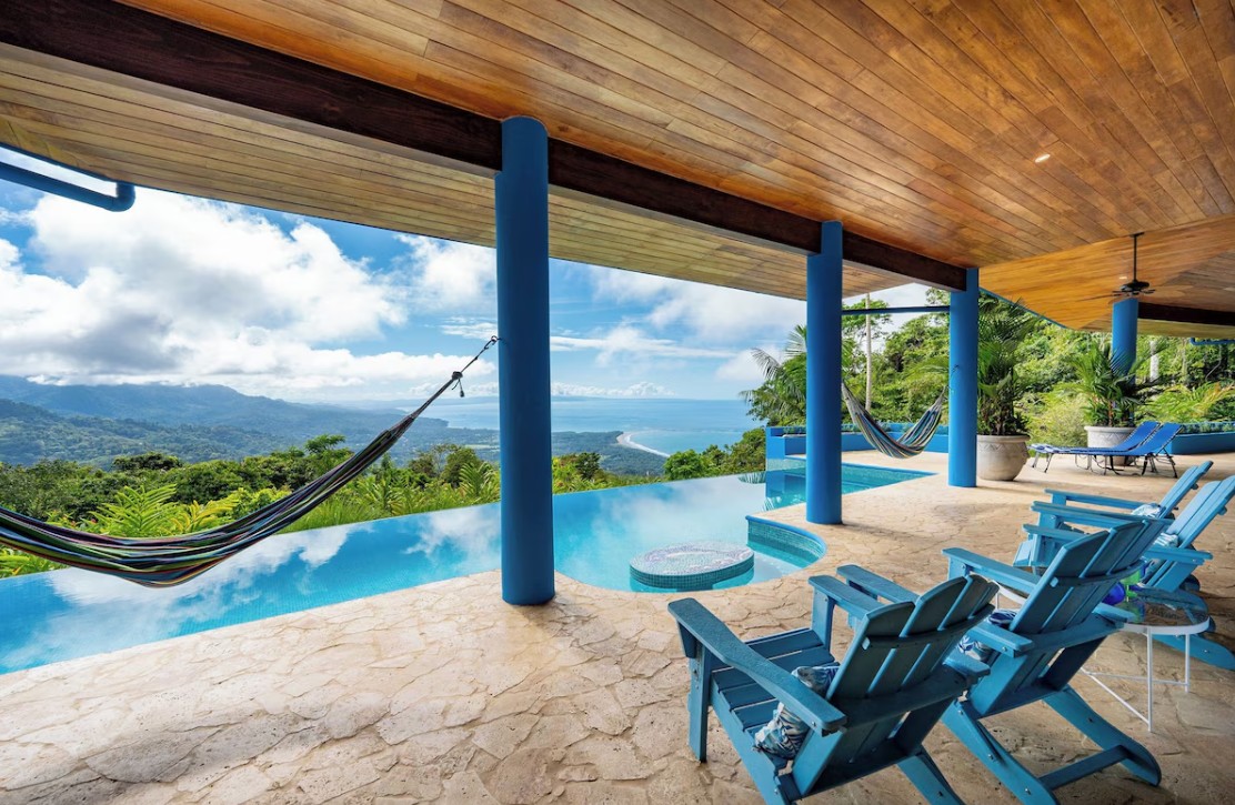 Infinity pool with ocean view